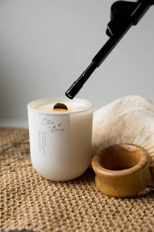 CHANDELLE RECHARGEABLE - Citron & Baies