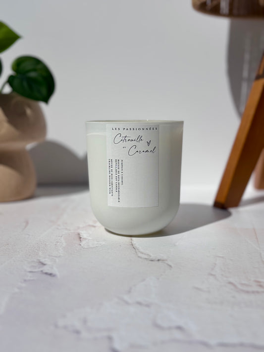 CHANDELLE RECHARGEABLE - Citrouille & Caramel