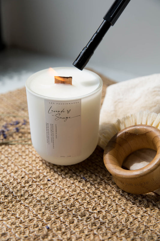 CHANDELLE RECHARGEABLE - Lavande & Sauge