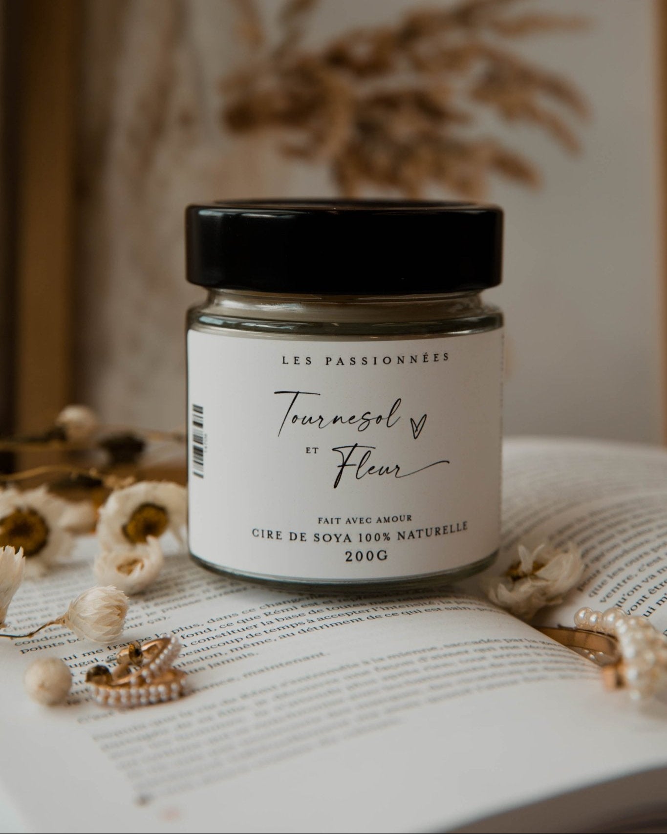 BOUGIE DE SOYA - Tournesol & fleur - Les passionnées