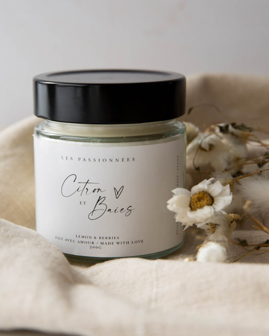 CHANDELLE DE SOYA - Citron & Baies