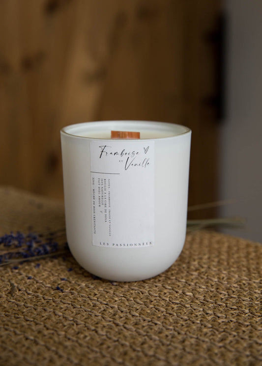 CHANDELLE PARFUMÉE RECHARGEABLE - Framboise & Vanille