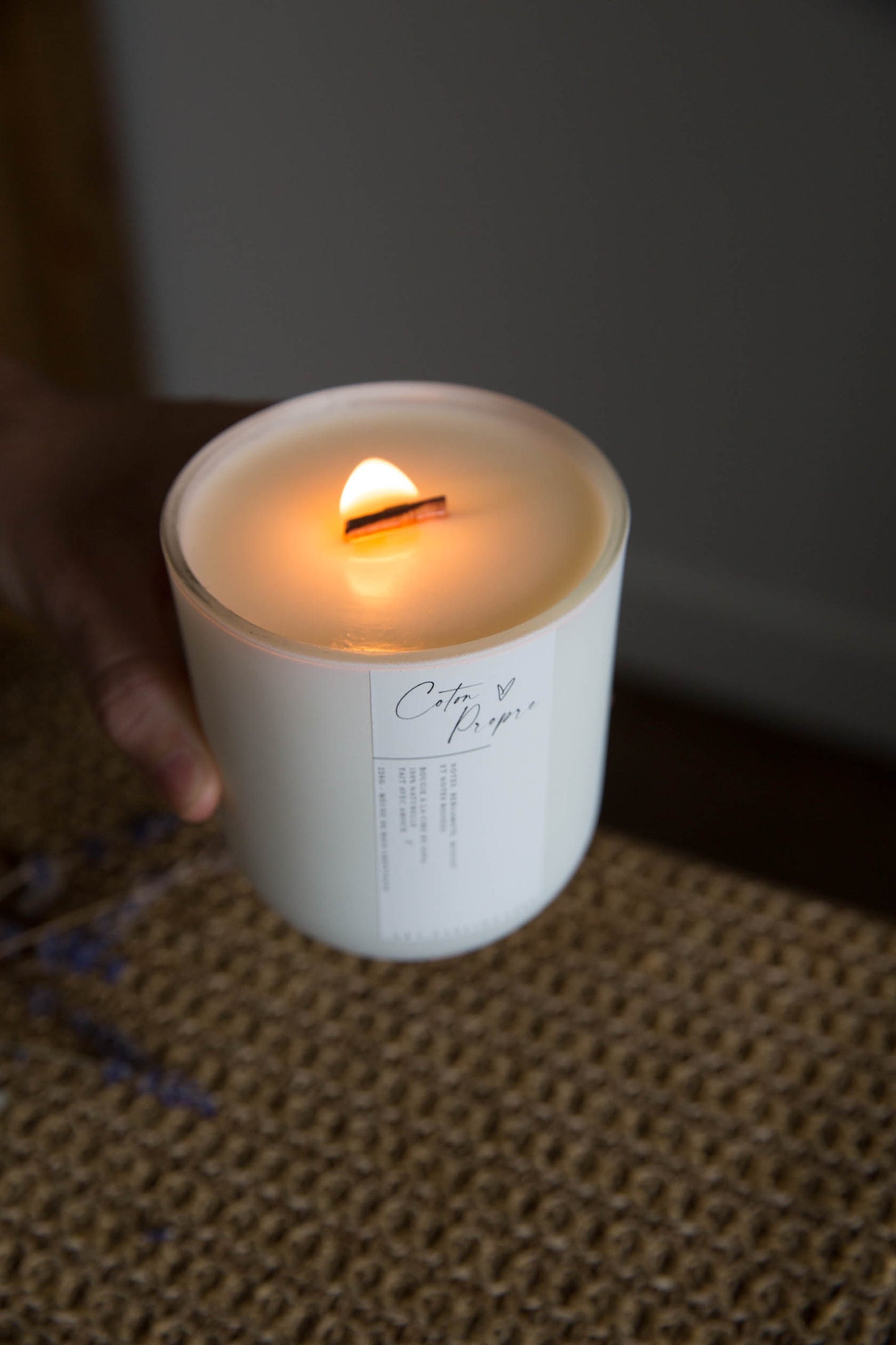 CHANDELLE RECHARGEABLE - Coton Propre