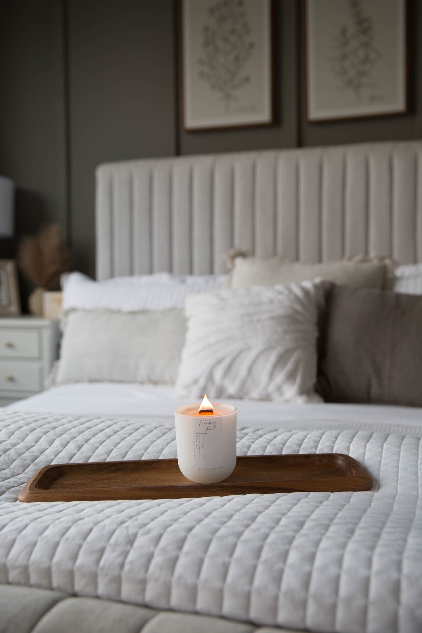 SOY CANDLE REFILL - Raspberry & Pine