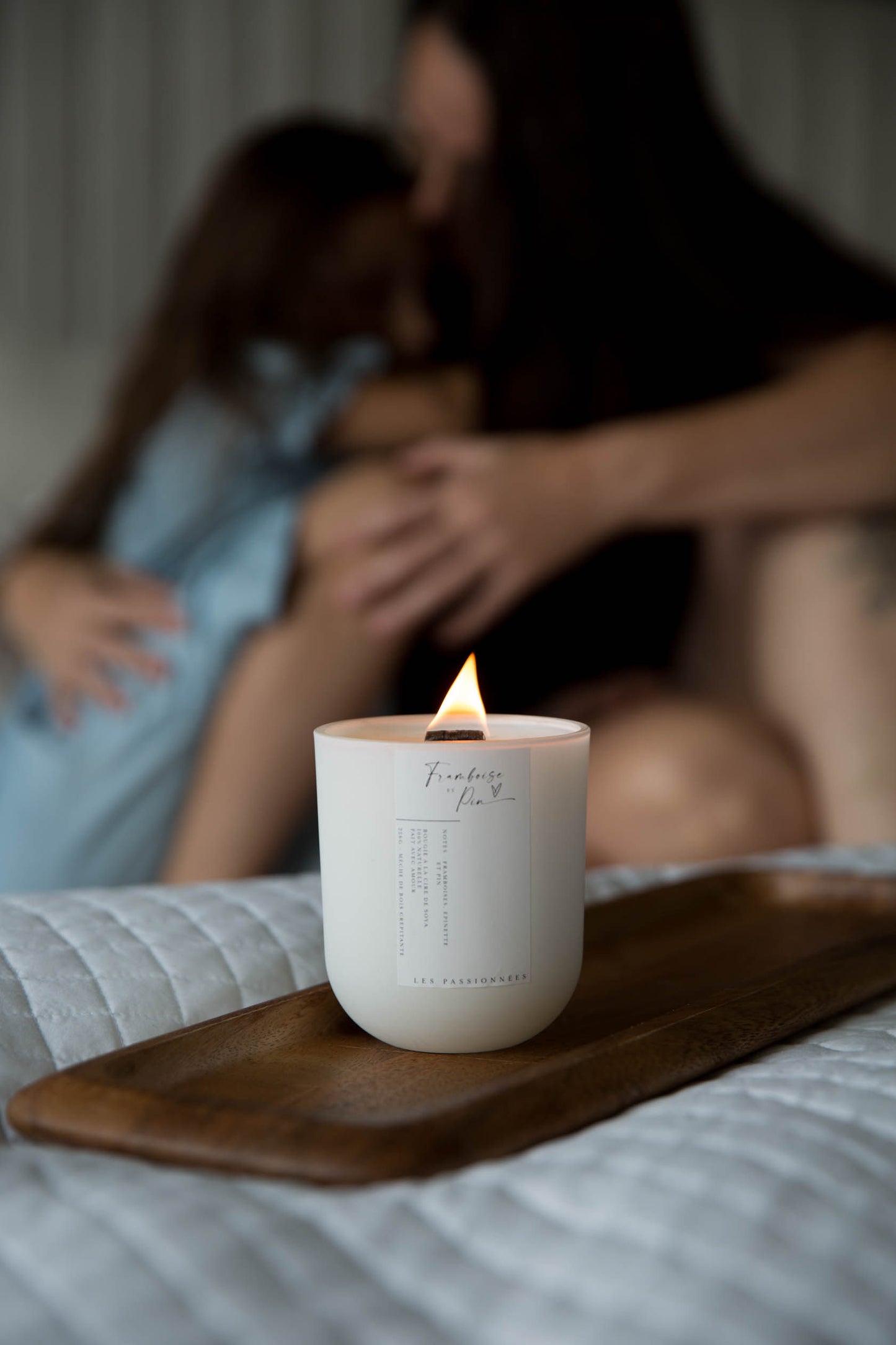 SOY CANDLE REFILL - Raspberry & Pine
