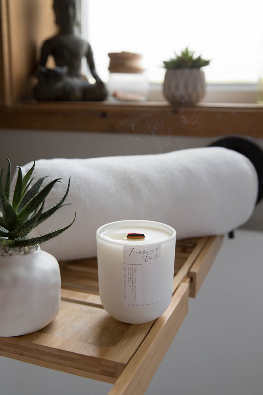 CHANDELLE RECHARGEABLE - Framboise & Vanille