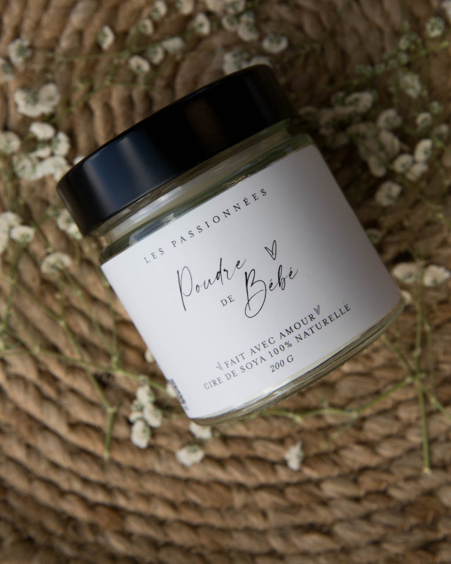 BOUGIE DE SOYA - Poudre de bébé - Les passionnées