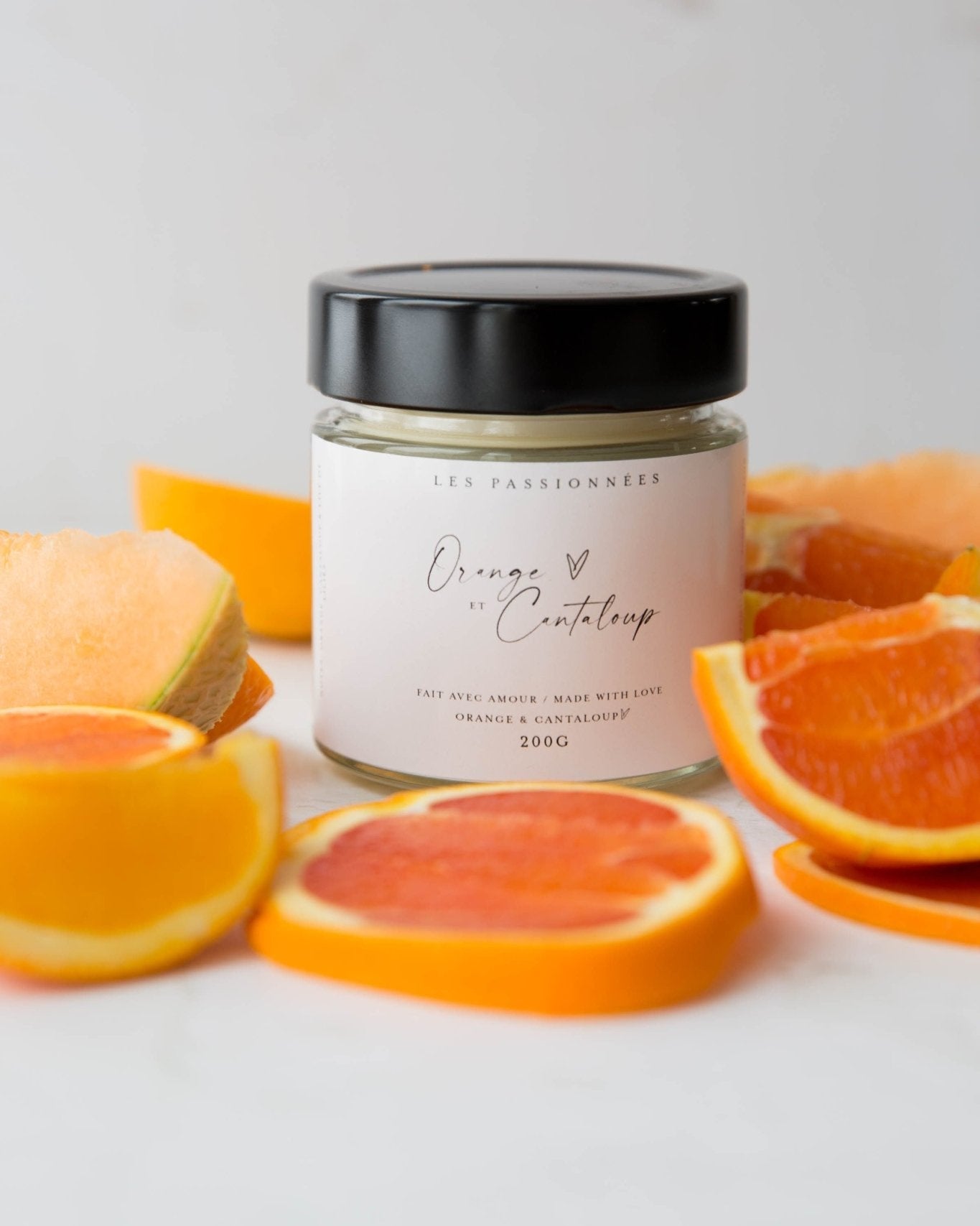 CHANDELLE DE SOYA - Orange & cantaloup - Les Passionnées