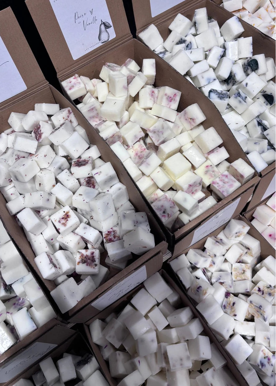 cubes de cire parfumes pour diffuseur format decouverte