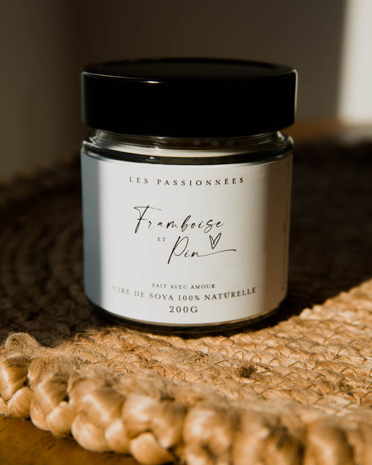 CHANDELLE DE SOYA - Framboise & Pin