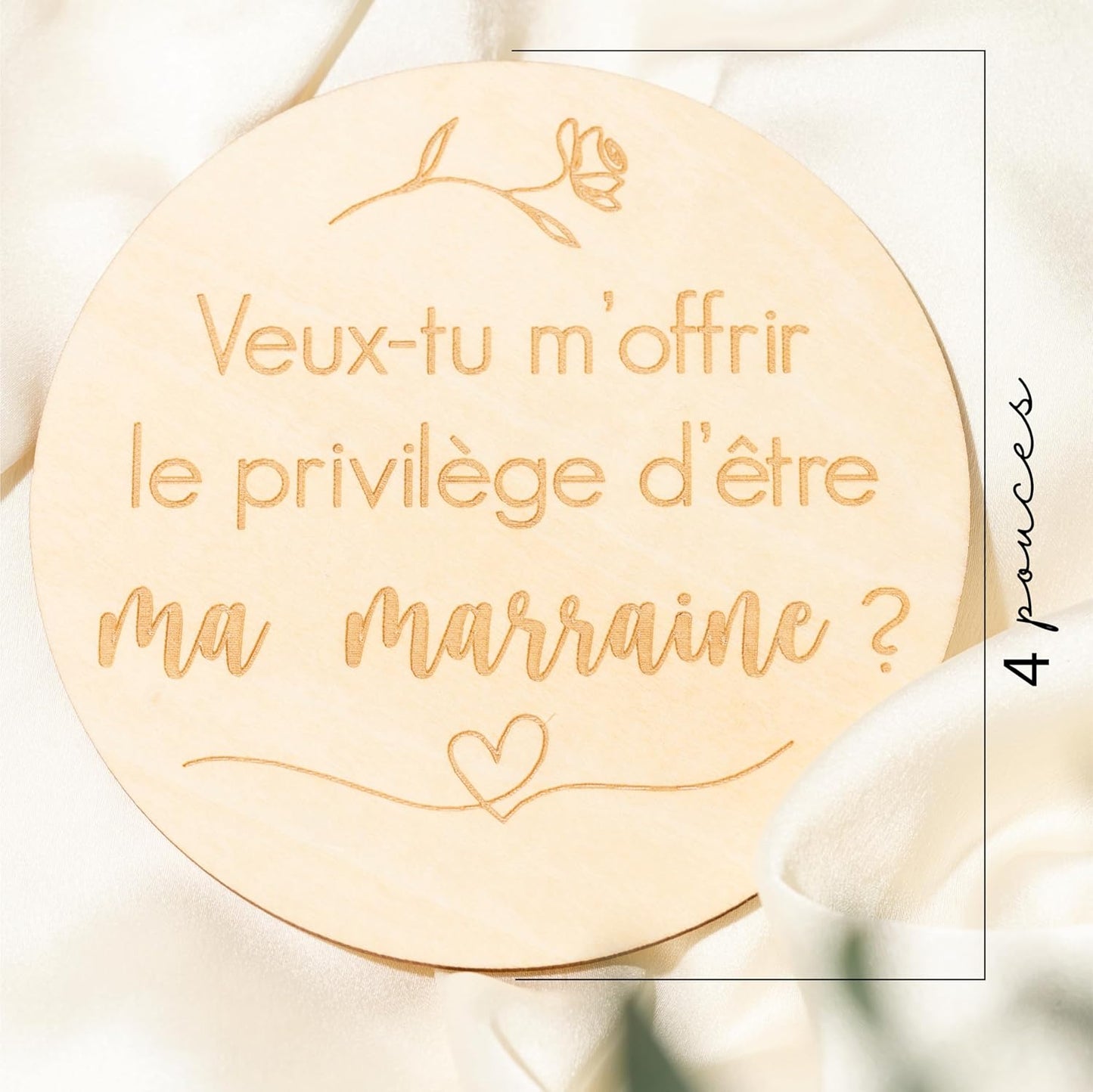 PASTILLE DE BOIS - Duo Parrain & Marraine - Les passionnées