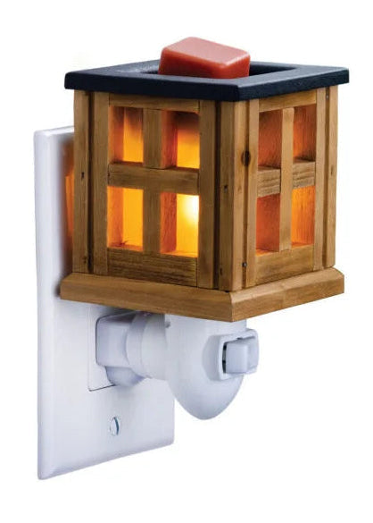 Brûleur mural maisonnette pour cubes de cire parfumée, design décoratif chaleureux