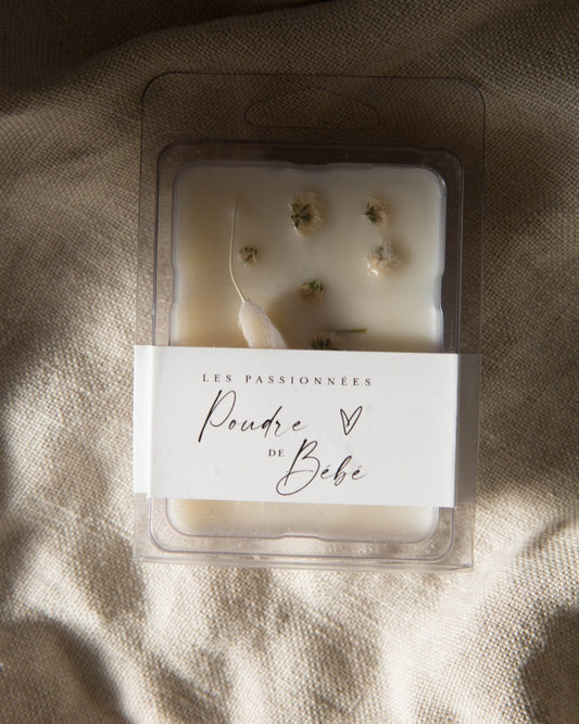 PASTILLES DE CIRE DE SOJA - Poudre de bébé - Les passionnées