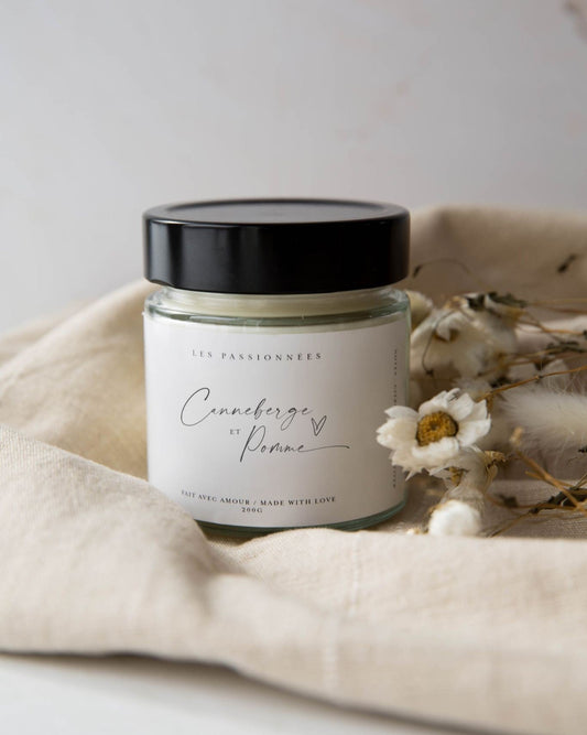 CHANDELLE DE SOYA - Canneberge & Pomme
