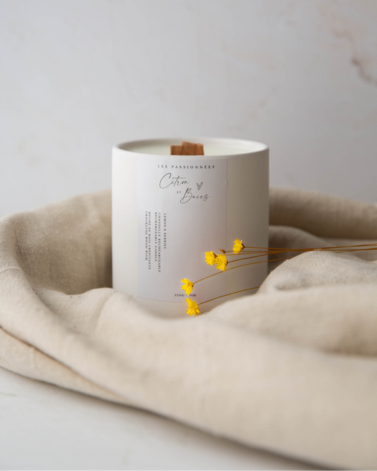 RECHARGEABLE CANDLE - Orange &amp; Cantaloupe