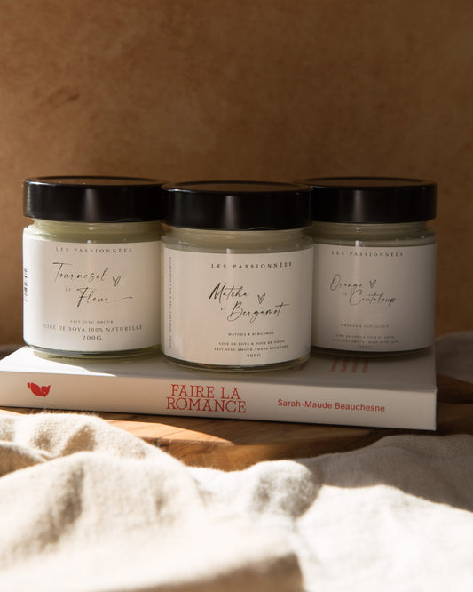 TRIO DE CHANDELLES DE SOYA - Le populaire