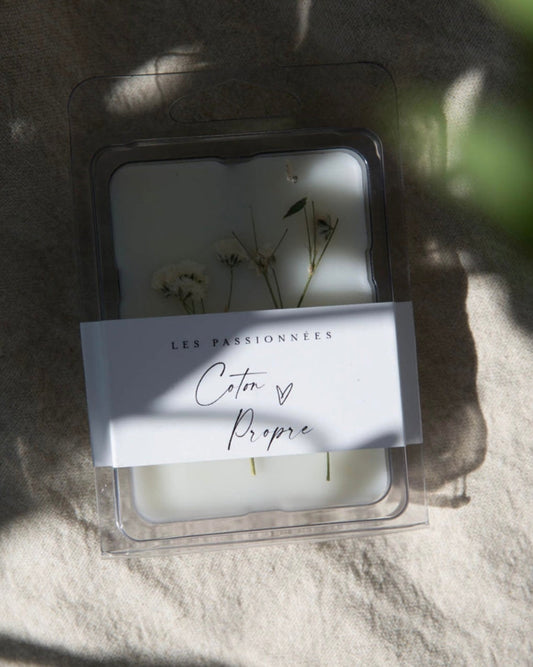 PASTILLES DE CIRE DE SOJA - Coton Propre - Les passionnées