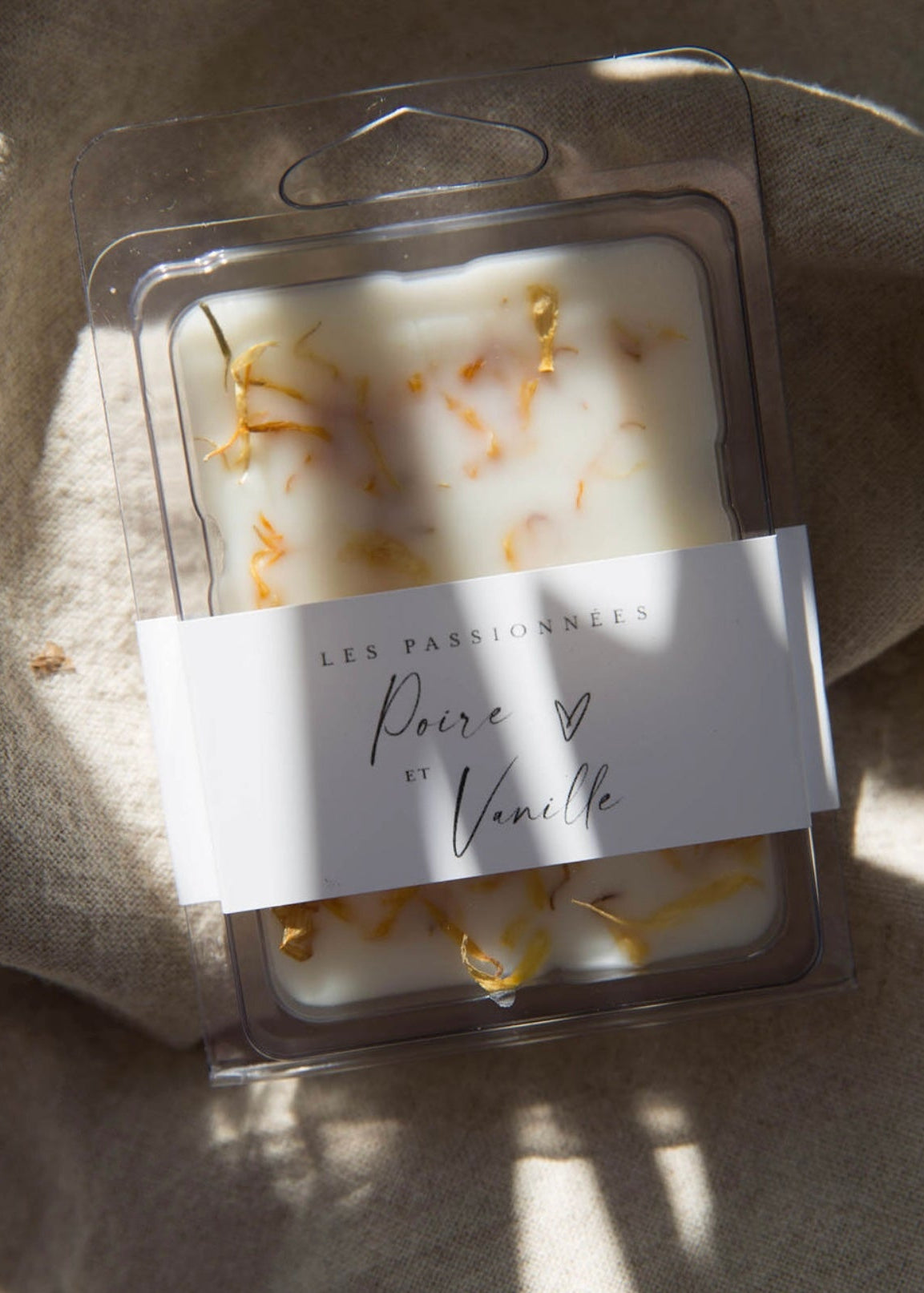 PASTILLES DE CIRE DE SOYA - Poire & vanille - Les passionnées