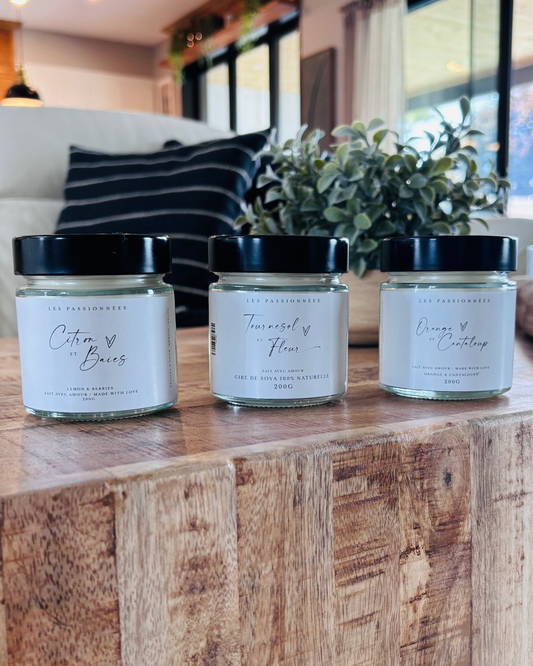 TRIO DE CHANDELLES DE SOYA - Le populaire