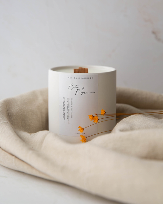 CHANDELLE RECHARGEABLE - Coton Propre