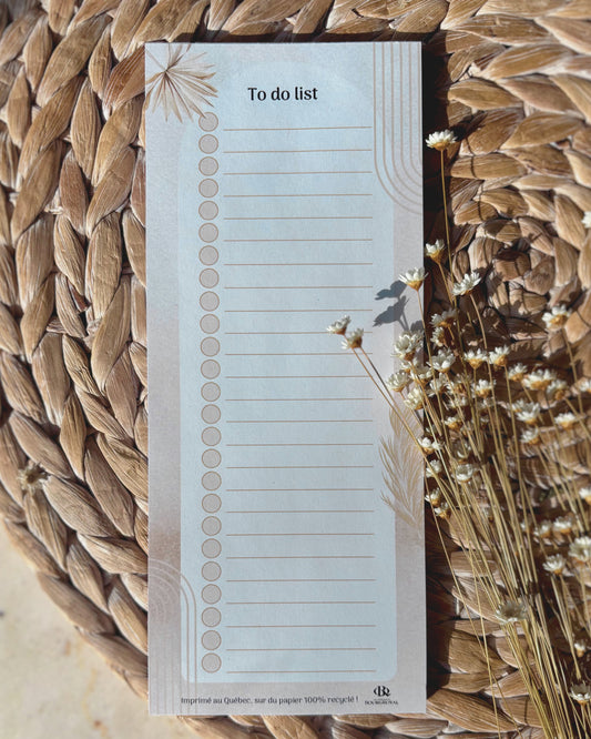 To-do list