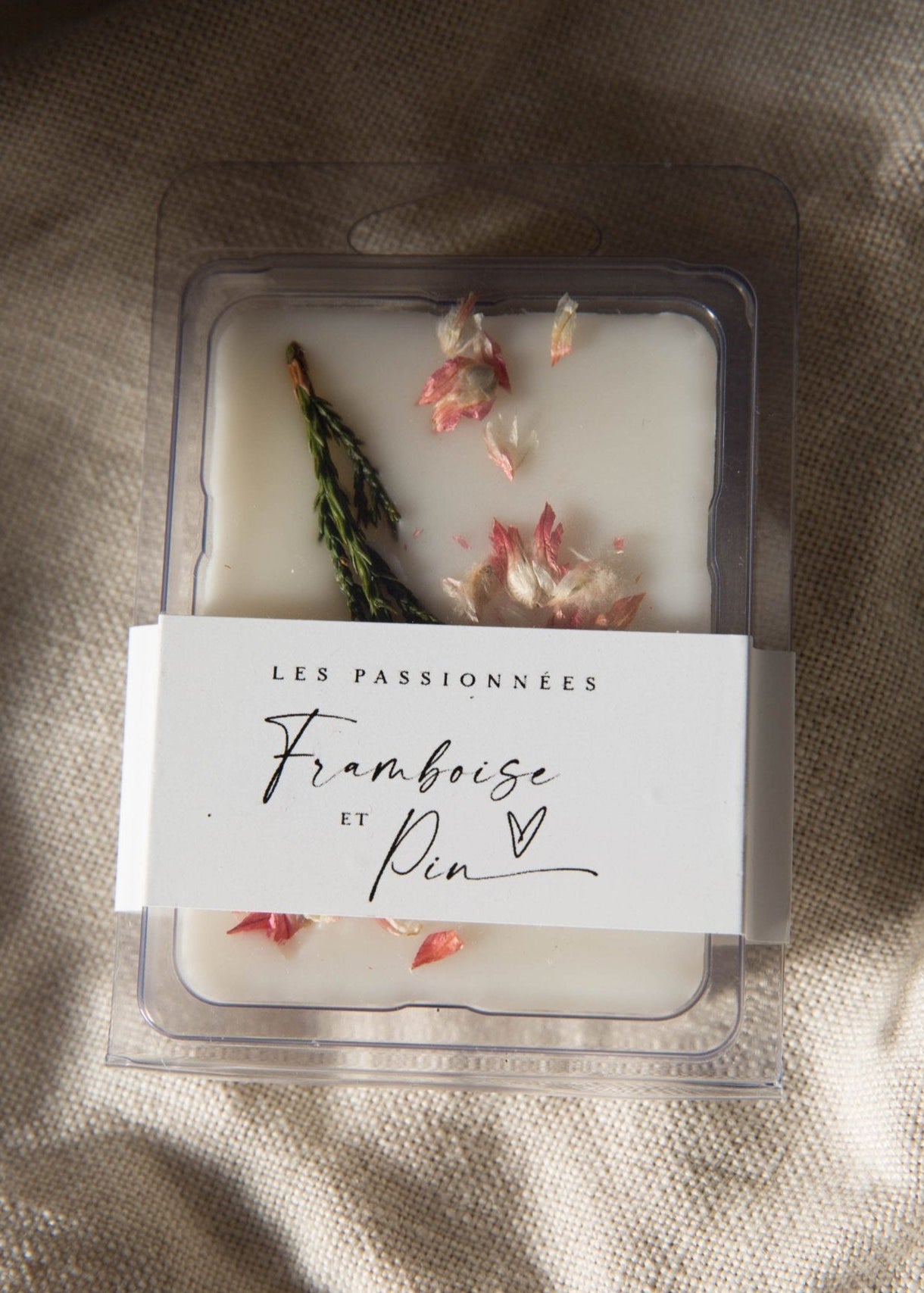PASTILLES DE CIRE DE SOJA - Framboise & Pin - Les passionnées