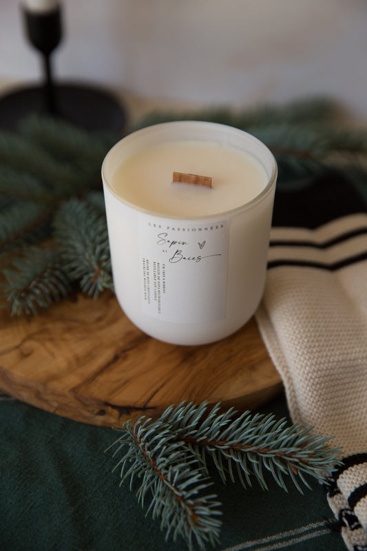 CHANDELLE RECHARGEABLE - Sapin & Baies