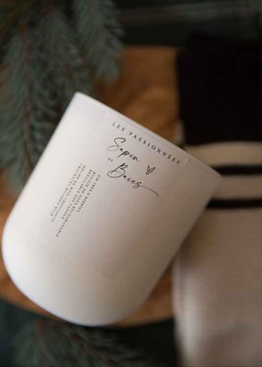 CHANDELLE RECHARGEABLE - Sapin & Baies