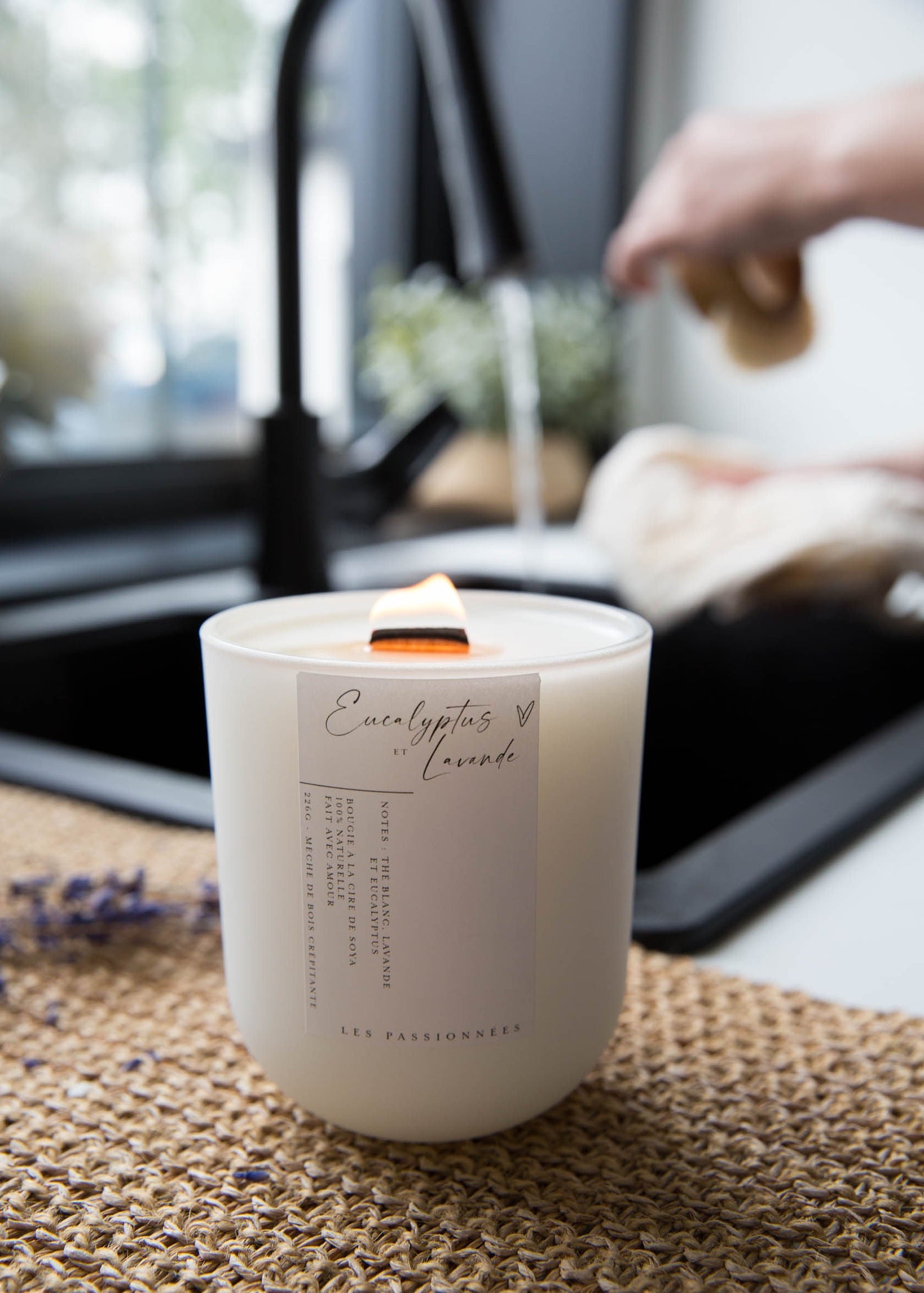 SOY CANDLE REFILL - Eucalyptus & Lavender