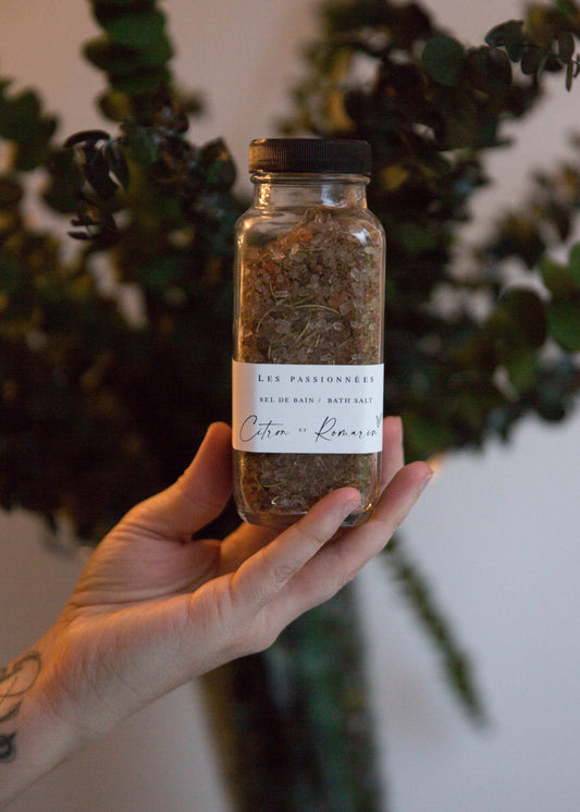 sel de bain citron romarin naturel ambiance bien etre