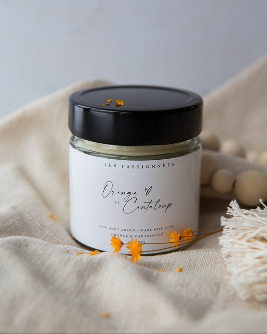CHANDELLE DE SOYA - Orange & cantaloup - Les Passionnées