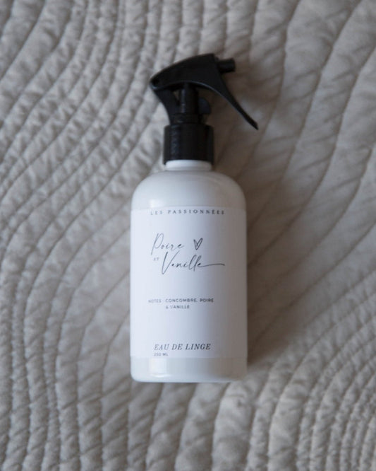 EAU DE LINGE - Poire & Vanille - Les passionnées