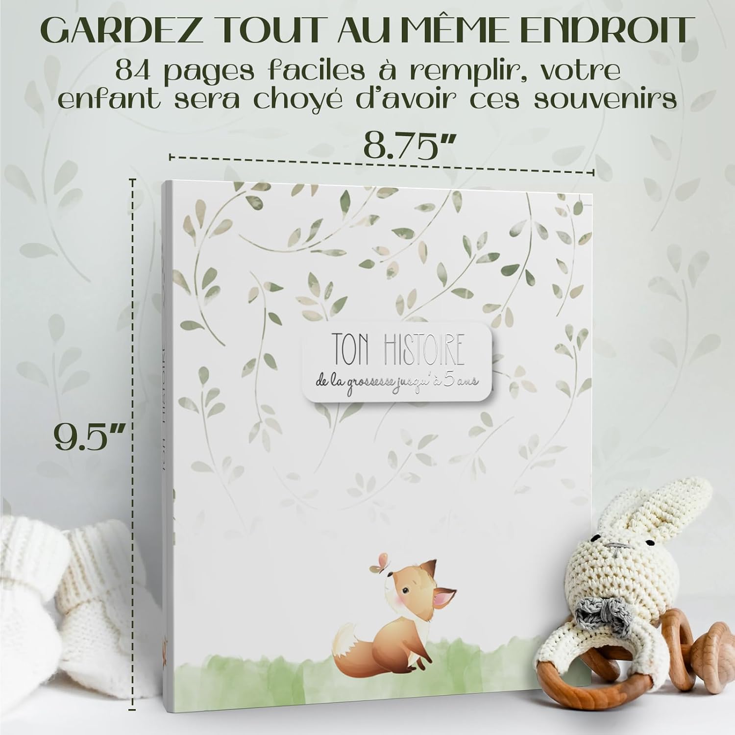 LIVRE DE NAISSANCE - Petit Renard - Les passionnées