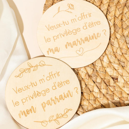 PASTILLE DE BOIS - Duo Parrain & Marraine - Les passionnées